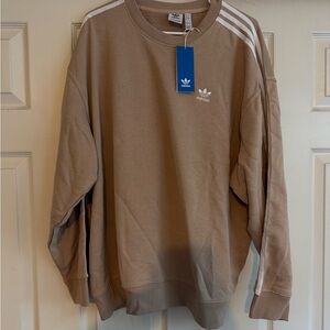 Adidas Men's Tan Crewneck